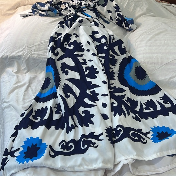 Dress cotton long sleeve maxi medium size - Picture 2 of 15